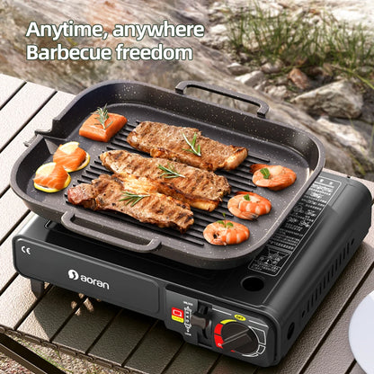 2900W Outdoor Gas Stove with Carry Box