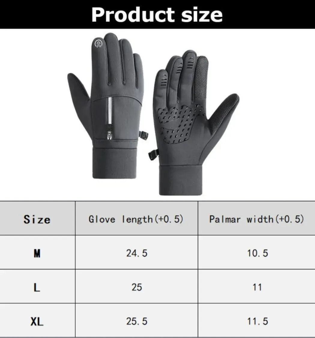 Winter Gloves Waterproof Thermal Sport Glove for Men Women for Running Cycling Driving Ski Hiking Warm Glove for Work