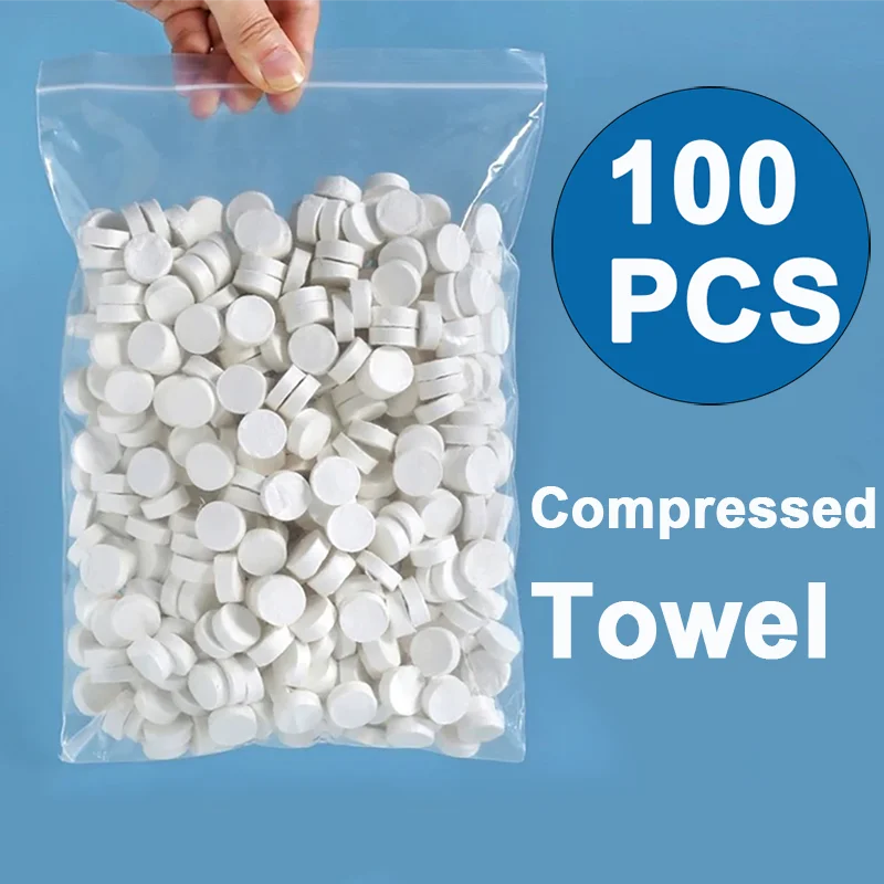 100PCS Portable Mini Compressed Towels