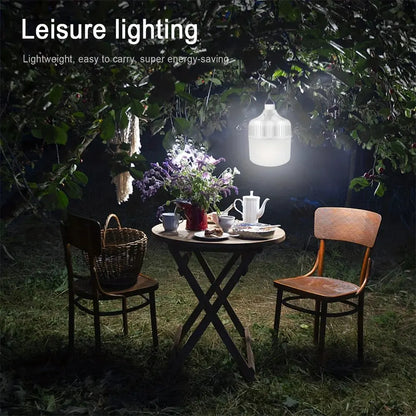 Usb Rechargeable Led Bulb Portable Camping Light Bulb Emergency Lighting Flashlight Lights Outdoor Picnics Hanging Tent Light