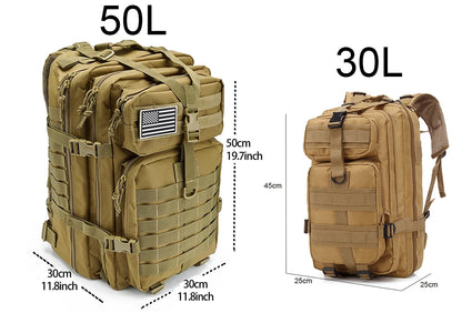 Assault Pack for Hiking, Traveling, Trekking