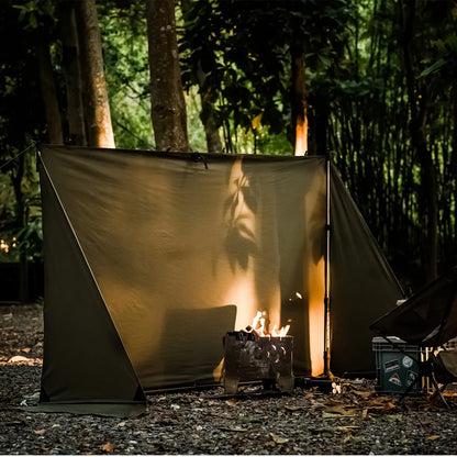 Camping Tarp for campfires and outdoor cooking