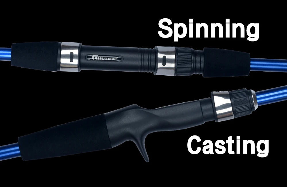 Baitcasting & Spinning Travel Fishing Rod