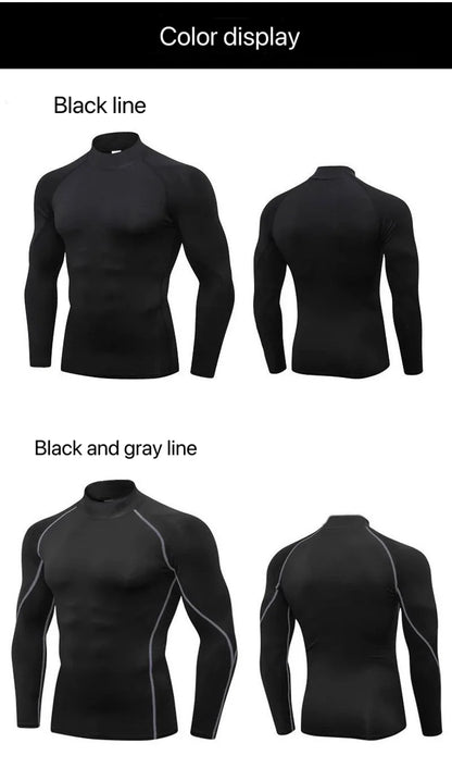 Men's Long-Sleeved Thermal Fitness Top