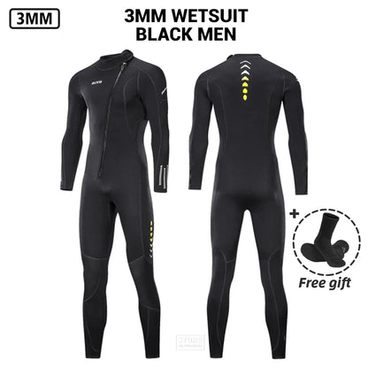 3MM Neoprene Wetsuit Men Surf Scuba Diving Suit Equipment Underwater Fishing Spearfishing Kitesurf Swimwear Wet Suit Equipment