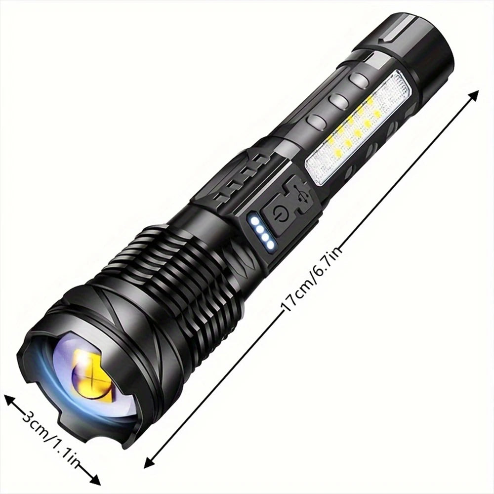 High Lumens Rechargeable LED Flashlights