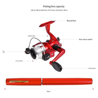 20cm Portable Telescopic Mini Fishing Rod