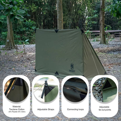 Camping Tarp for campfires and outdoor cooking