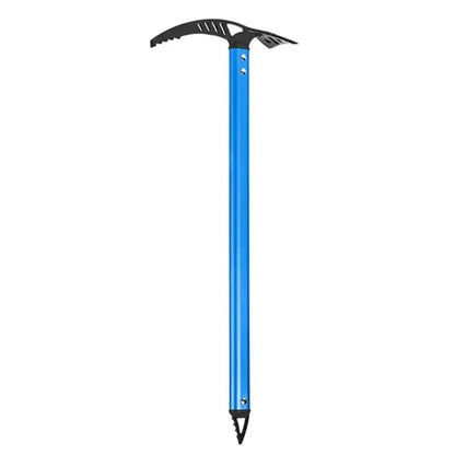 Outdoor Camping Ice Axe Aluminum Alloy Mountaineering Axe 70cm Durable and Lightweight Walking Pick for Camping Mountaineering