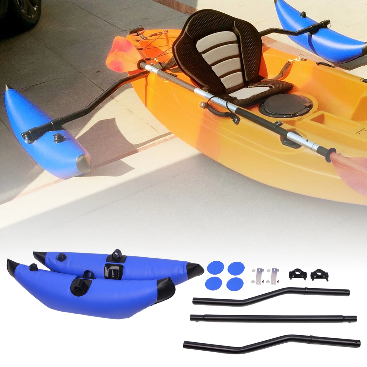 Stabilization System PVC Float Rods Paddling Kit