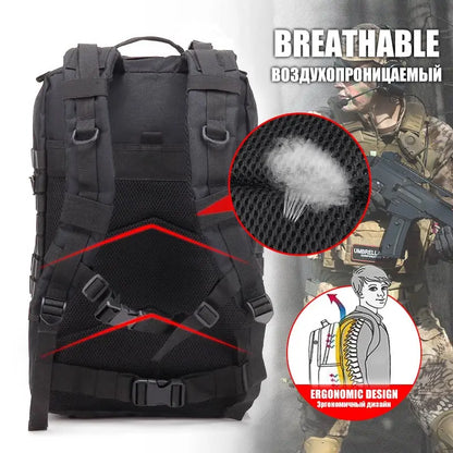 Assault Pack for Hiking, Traveling, Trekking