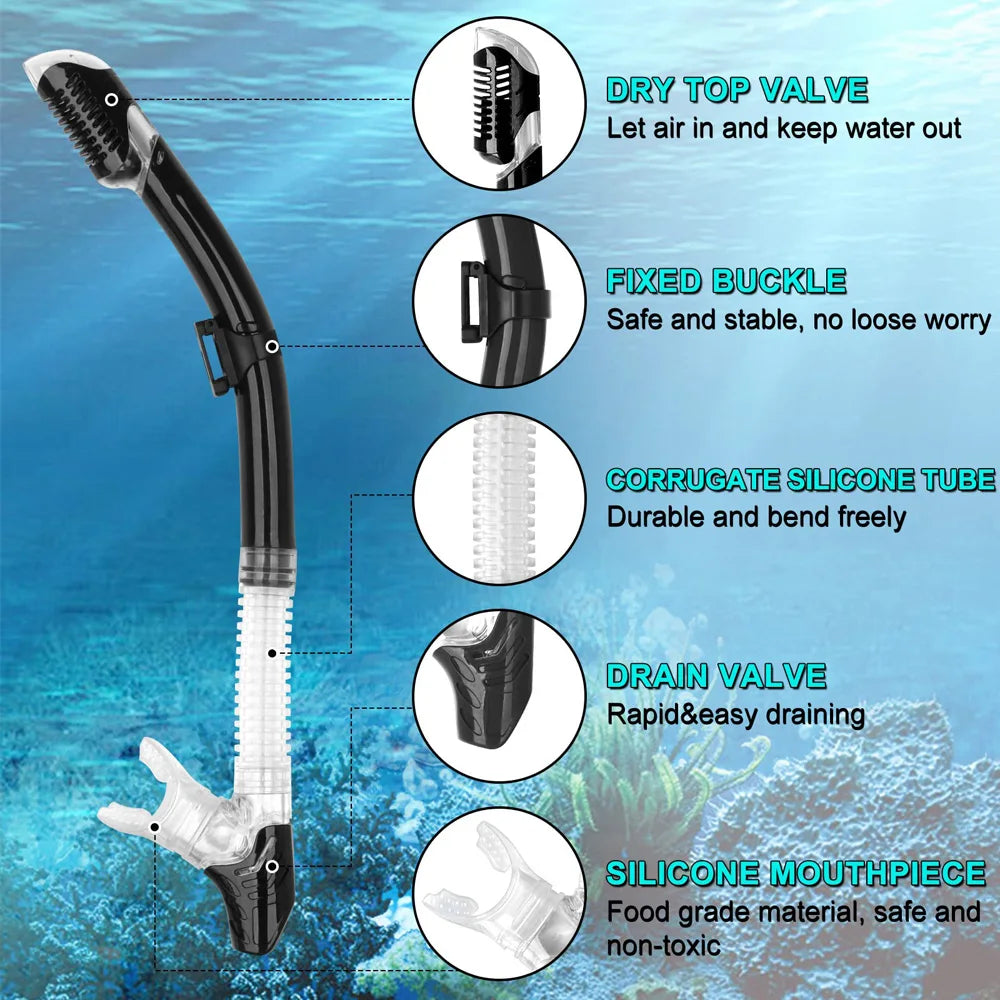 Easy-Breath Scuba Diving Tube