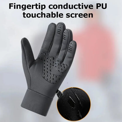 Winter Gloves Waterproof Thermal Sport Glove for Men Women for Running Cycling Driving Ski Hiking Warm Glove for Work