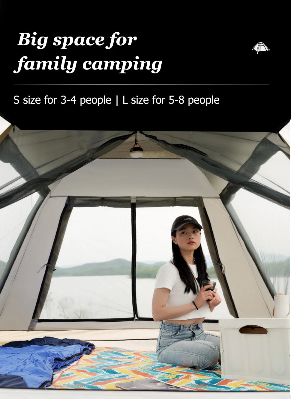 Outdoor Automatic Quick Open Tent