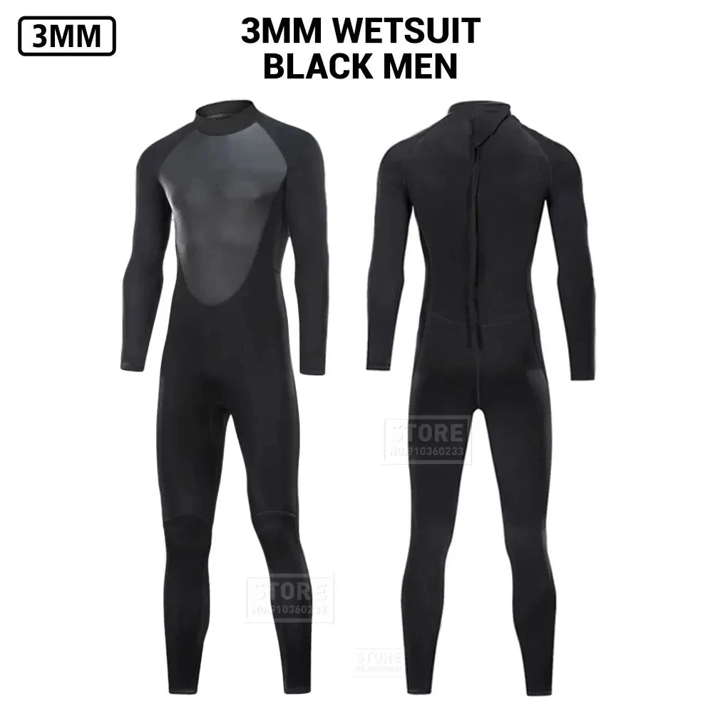 3MM Neoprene Wetsuit Men Surf Scuba Diving Suit Equipment Underwater Fishing Spearfishing Kitesurf Swimwear Wet Suit Equipment