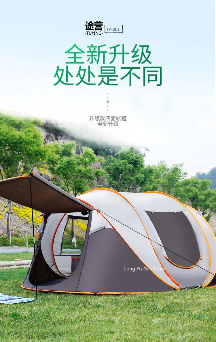 Instant Unfold Rain-Proof Family Tents