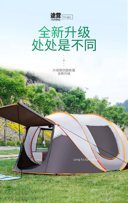 Instant Unfold Rain-Proof Family Tents