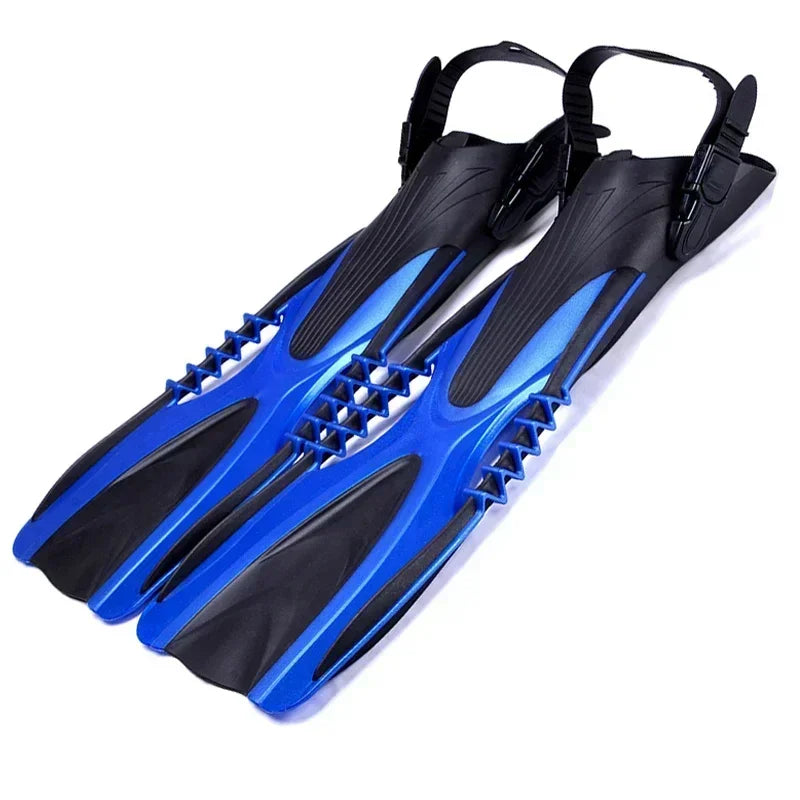 scuba diving fins open heel flippers with adjustable strap for adult swimming flipper equipment