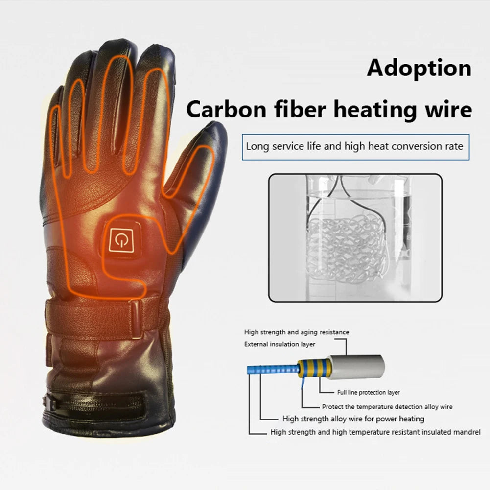 Adjustable Temperature Winter Heating Gloves