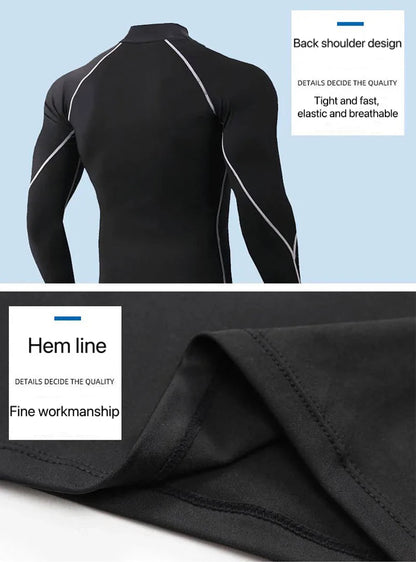 Men's Long-Sleeved Thermal Fitness Top