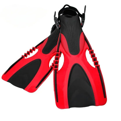 scuba diving fins open heel flippers with adjustable strap for adult swimming flipper equipment