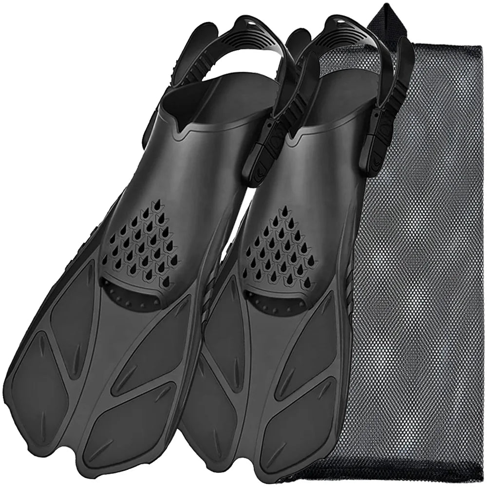 Snorkel Fins with Adjustable Buckles